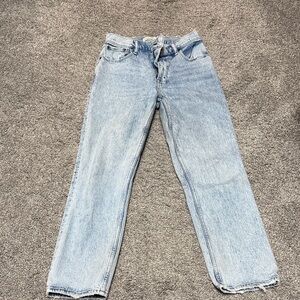 Abercrombie 90s Straight Ultra High Rise 26 XS Curve Love Women's Jeans